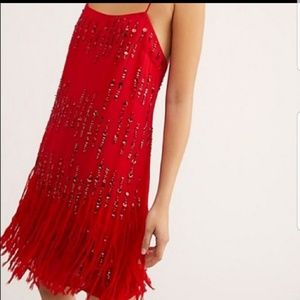 free people crystal clear mini dress